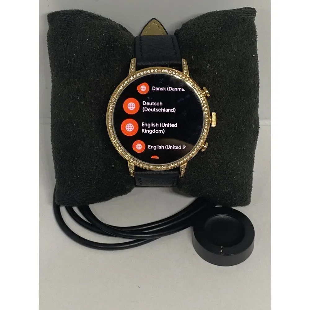 Fossil Gen 4 Authentic Digital Dial Smart Watch Custom Band FTW6015 AB438